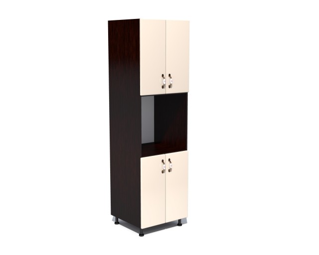 Soldat 60 cu 4 usi cu spatiu cuptor Zebra MDF vanilie simplu